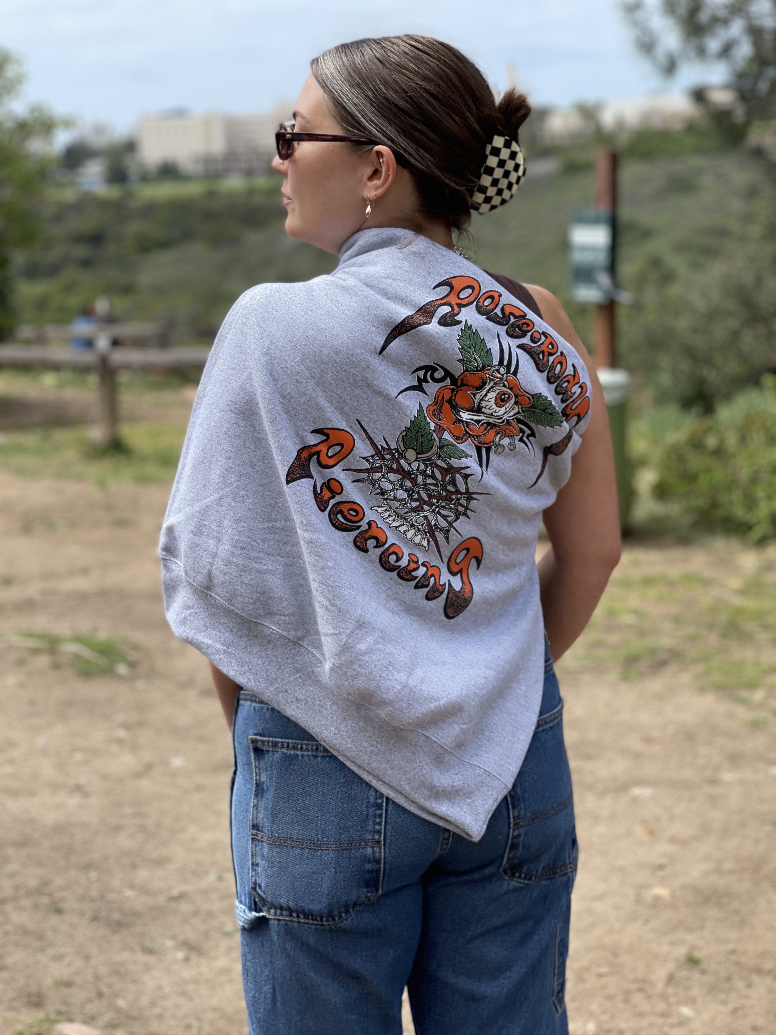 Rose Body Piercing Crewneck