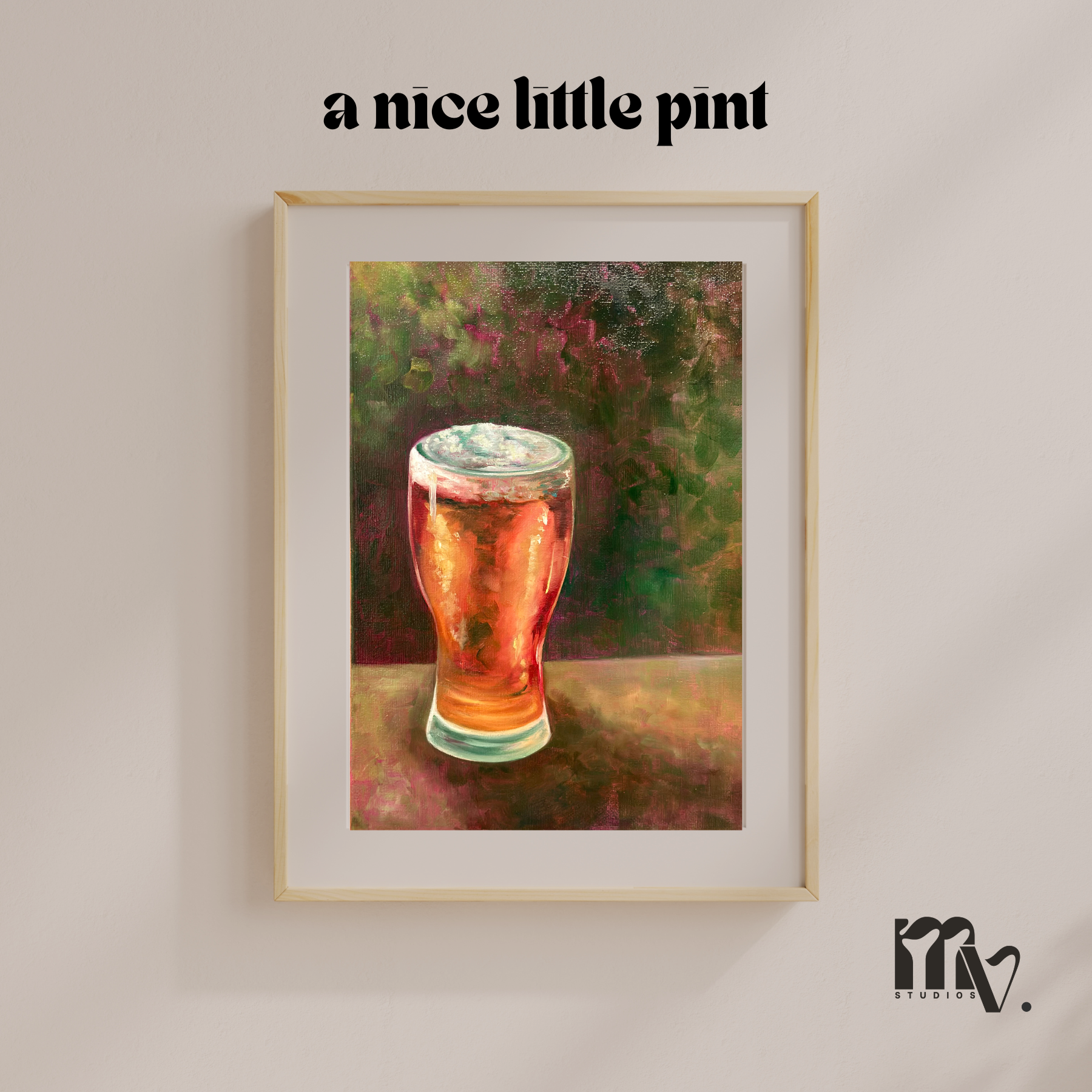 A Nice Little Pint - Print