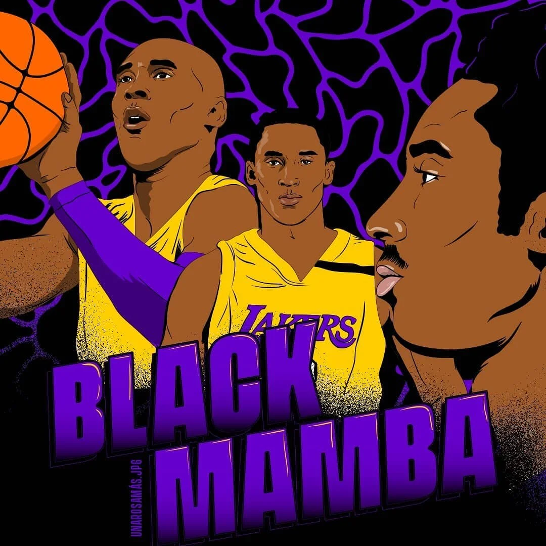 Mamba Mentality 🐍
.
.
.
.
.
.

#kobebryant
#kobe #lakers #mambamentality #mambaforever #illustration #design #latinoartist #graphicdesigner #adobeillustrator #artistsoninstagram #lakersnation #digitalillustration #illustracion