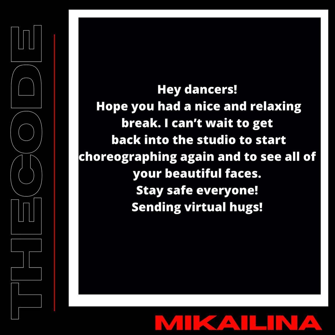 A message from @mik._.rylance 🤍