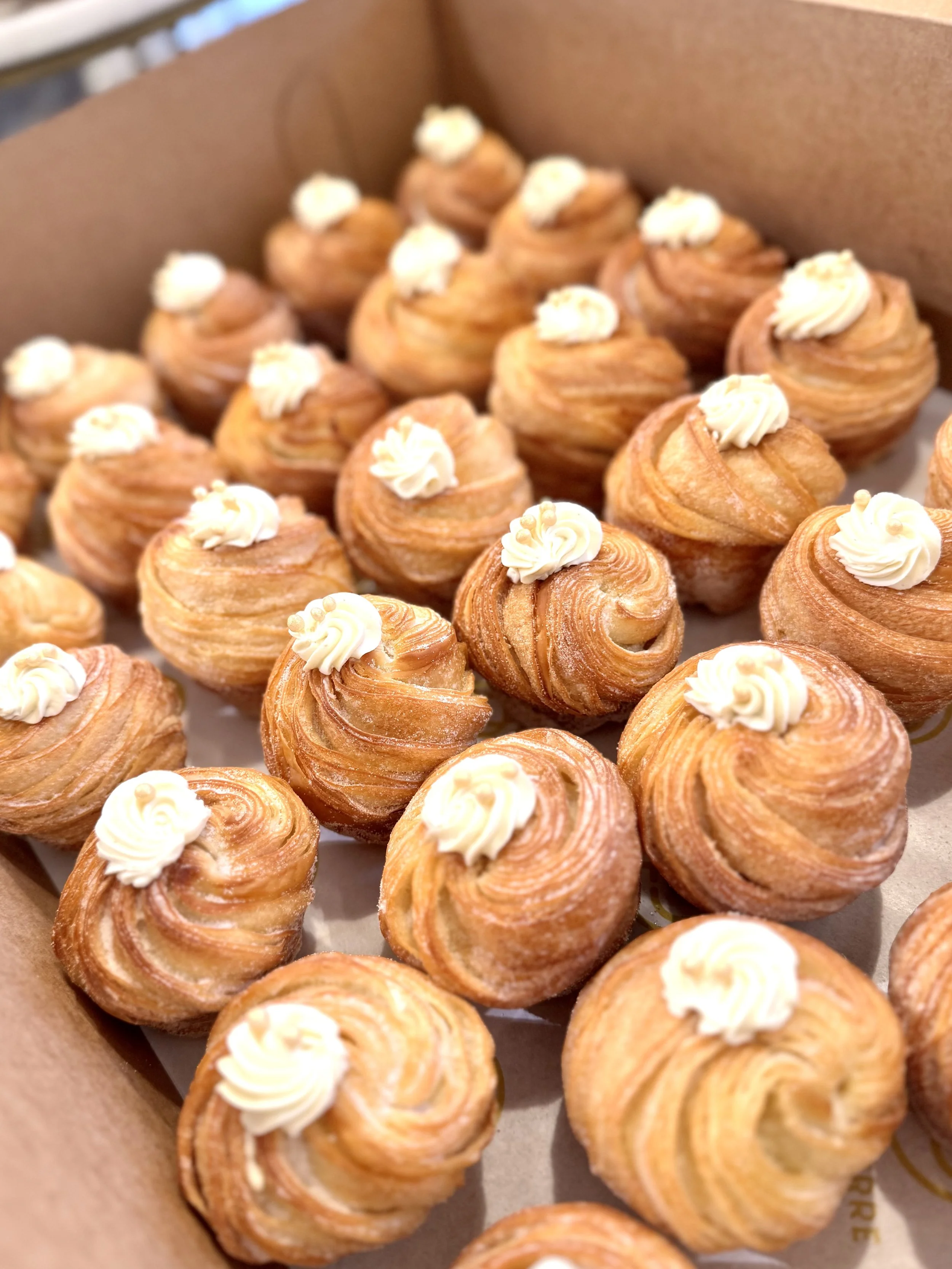 mini croissant cruffins