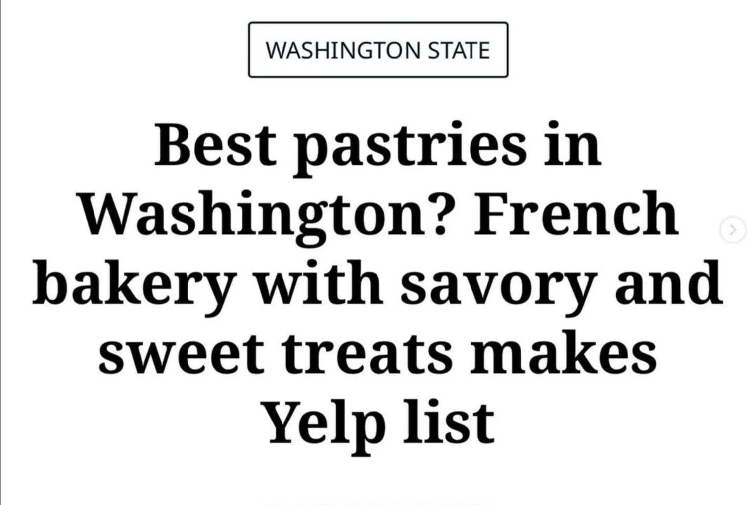 Yelp Best Pastries in Washington