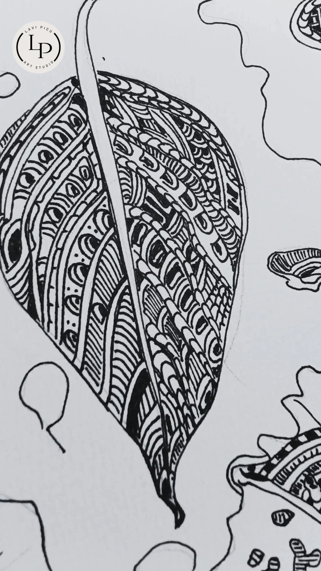 🎥 A glimpse behind the work.
This drawing is still in motion—leaves and small creatures taking form. Soon, the finished piece will be unveiled.
Each line is shaped by resilience, echoing the quiet challenges of colder days. For those who seek
