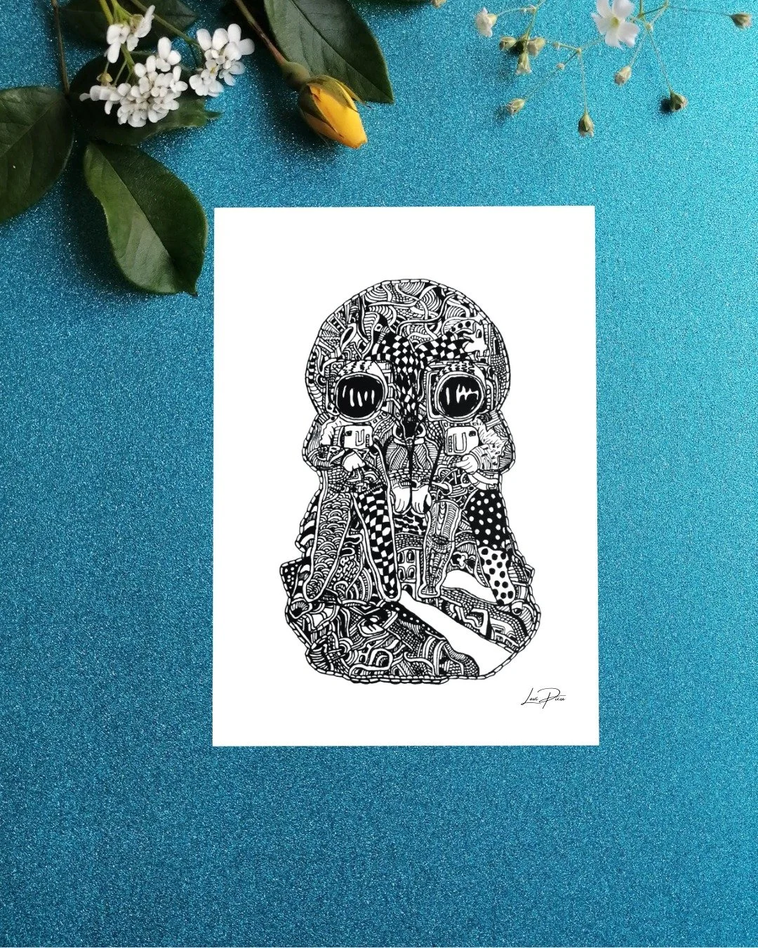 My ink illustration of Science for Lunatics , Montreal band that sounds like a mix of early No Doubt and funk-metal pioneers Rage Against the Machine.
If you don't know the band, google them and thank me later! 
#scienceforlunatics #inkoctober #ink