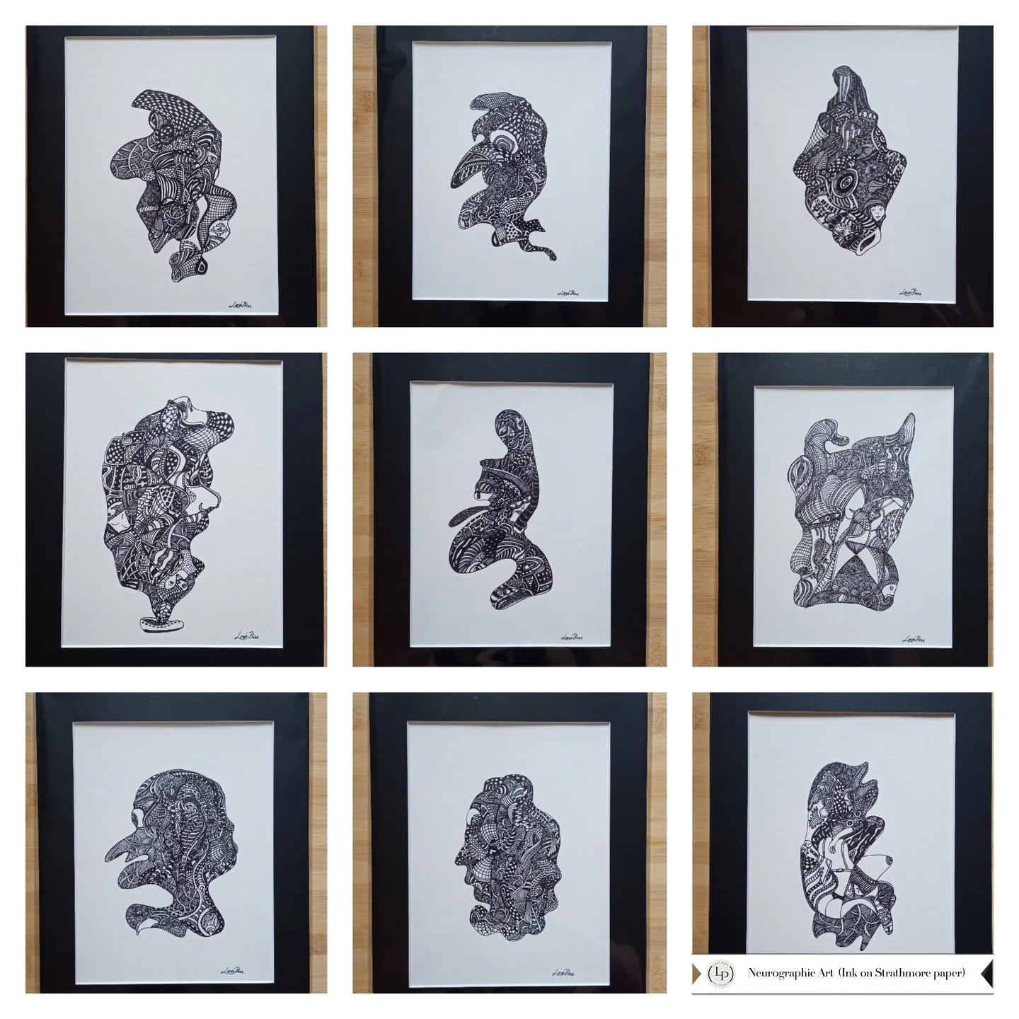Nine ink drawings — fragments of an inner landscape. Each piece traces the invisible contours of sensation, memory, and repair. Together, they form a silent cartography of resilience.
Which of these drawings speaks to you most?
#contemporarya