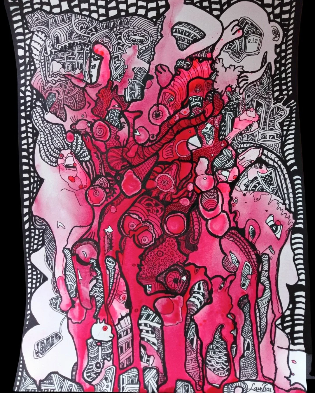 Step into a world where shadows come alive and every creature has a story to tell. "Halloween Party" is a gathering of the strange and the delightful — a hand-drawn celebration of mystery, play, and the thrill of the unexpected.
Rend