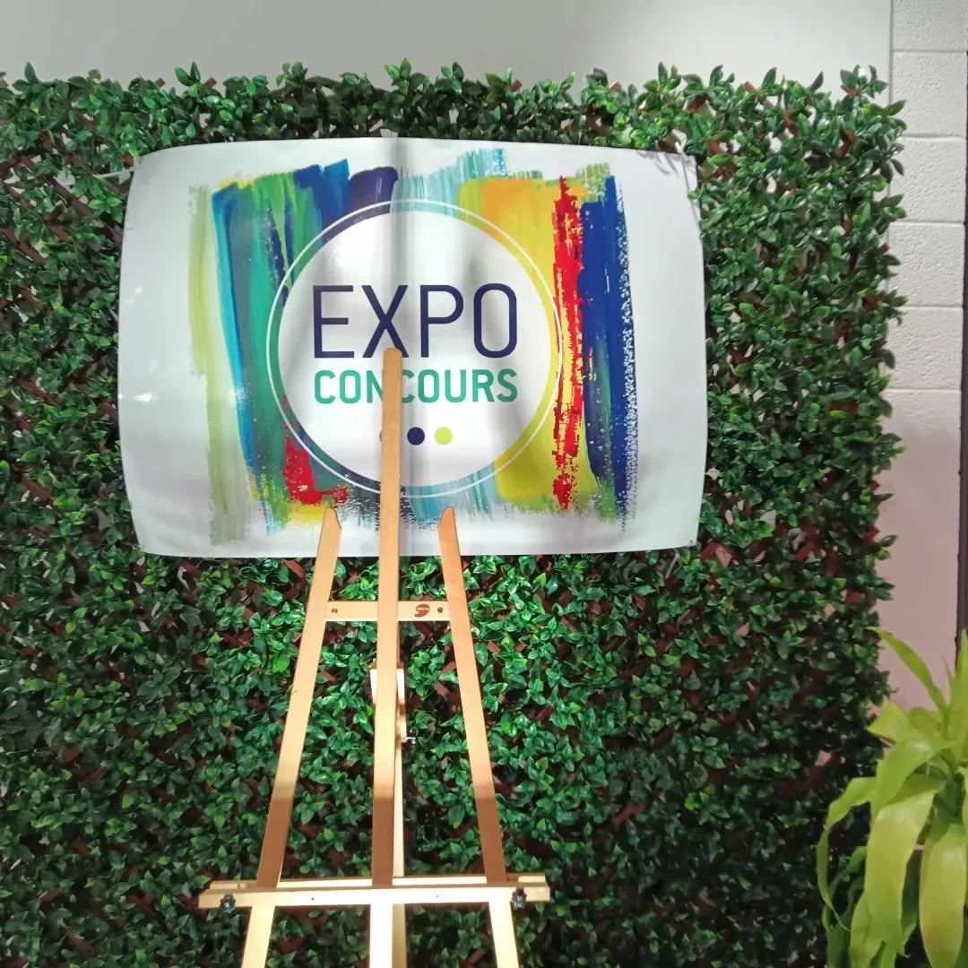 Bits of tonight's event &quot;Expo Concours&quot; in La Prairie! A wonderful event where I was happy to reconnect with some artists friends and discover new ones!  A big thank you to the entire team of Centre Multifonctionnel Guy Dupr&eacute; for cre