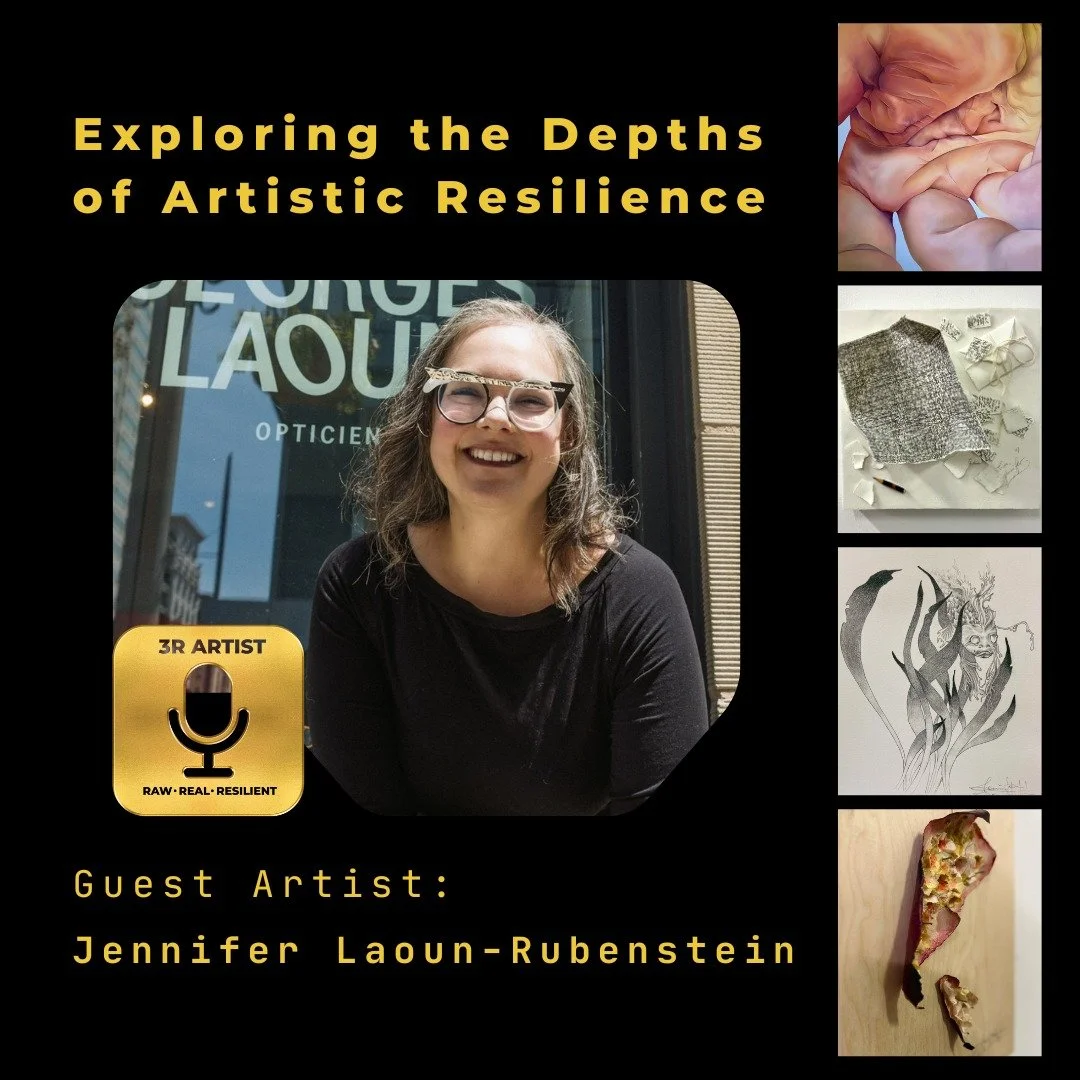 ✨ Introducing the 3R Artist Podcast ✨
Raw. Real. Resilient.

I&rsquo;m thrilled to announce the launch of my new podcast &quot;3R Artist&quot;, a space where where raw stories, real struggles, and resilient creativity reshape what it means to be an a