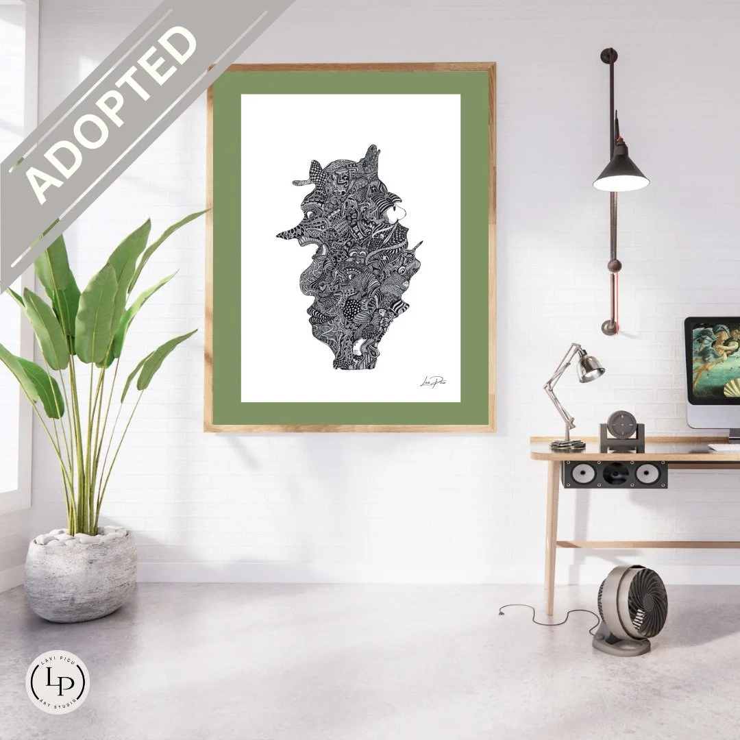 ✨ &ldquo;Tormented&rdquo; has crossed the Atlantic and found a new home! ✨

A huge congratulations to its new collector! 
Thank you for welcoming a piece of my story into your space. 🌟

Every artwork I create carries a fragment of my journey, and it