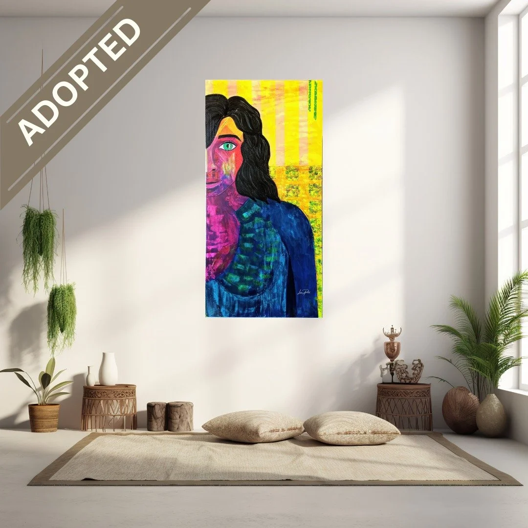 &ldquo;Puzzled" &mdash; from my Portraits of Resilience series &mdash; has found its new home. 

This portrait of a woman holds tension and quiet strength in equal measure: fragmentation without collapse, vulnerability without surrender. She sta