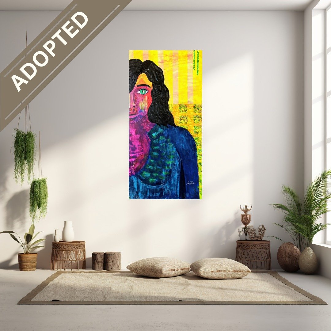 &ldquo;Puzzled" &mdash; from my Portraits of Resilience series &mdash; has found its new home. 

This portrait of a woman holds tension and quiet strength in equal measure: fragmentation without collapse, vulnerability without surrender. She sta