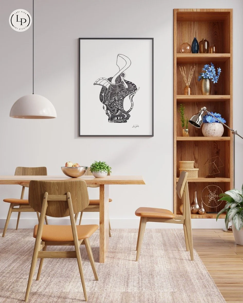 "Metamorphosis"
Ink on paper, 28" x 22"

This work extends my ongoing investigation of the body as a decentralized field of perception.

There is no single center. No stable identity to anchor to. Through obsessive ink accumulatio