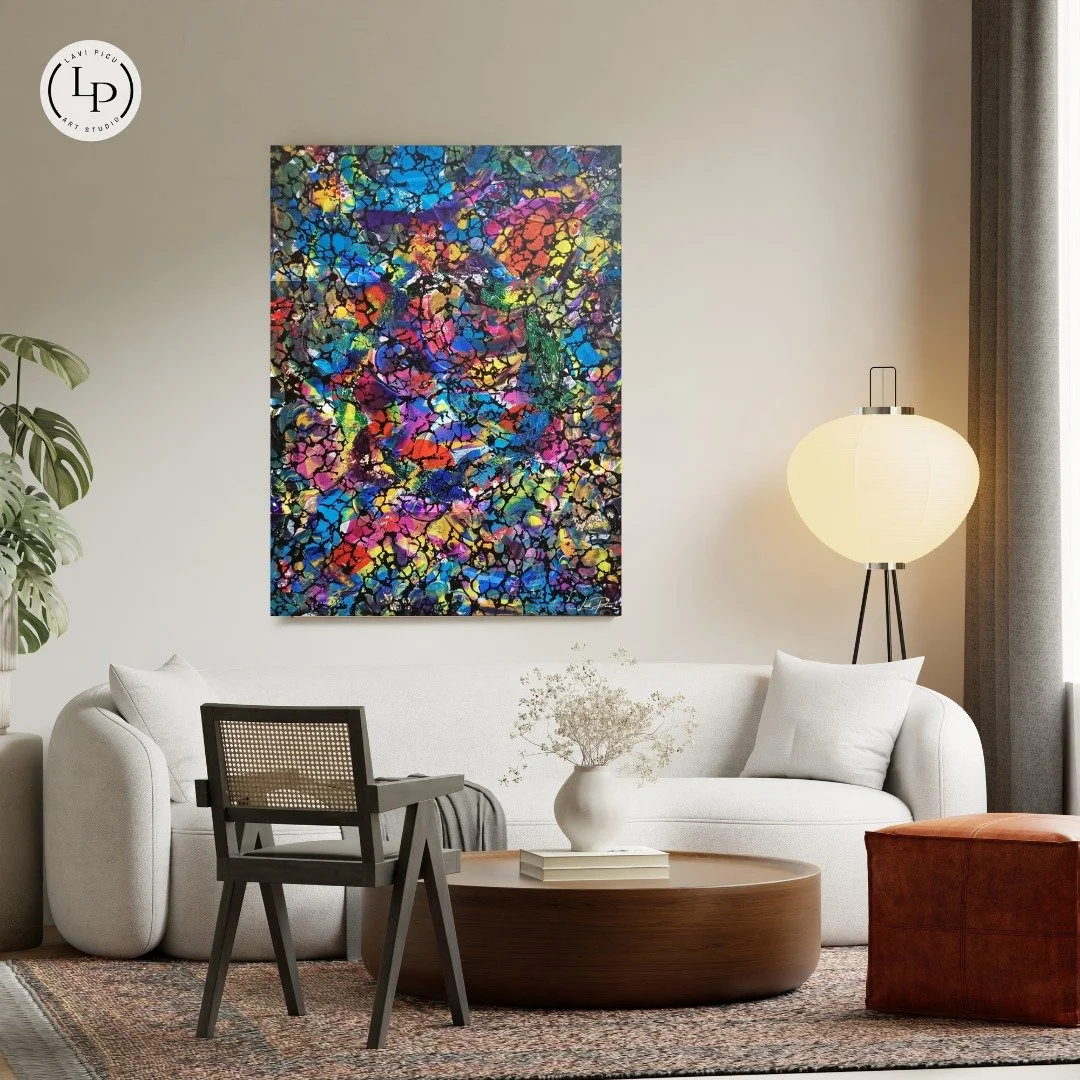 ✨ Under the Blue ✨

From my &ldquo;Lymed Up&rdquo; series, this mixed media painting explores the hidden landscapes of chronic illness. Fluid, luminous blues transform microscopic life into abstract patterns, reflecting how illness moves through body