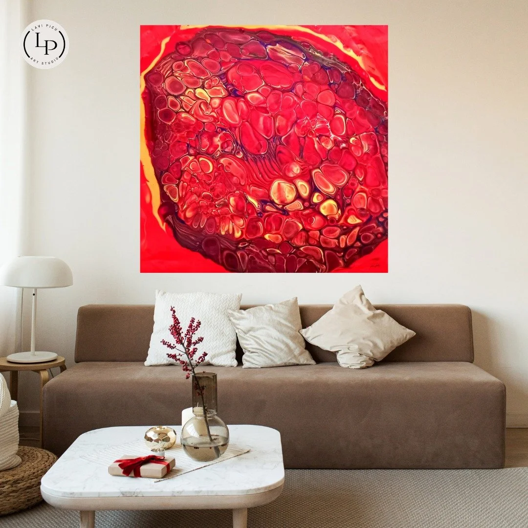 &ldquo;Red Cells&rdquo;, an early point of rupture.

One of my first large-scale mixed media works, where the surface began to carry more than image: density, accumulation, a kind of internal pressure that had nowhere else to go.

At the time, I wasn