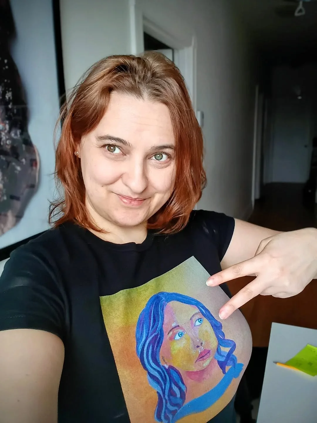 Wearable art rocks!!! Excited to see my portraits on tees 😉 

#wearableart #artistlife🎨 #artistlifestyle #dailyartistiq #artlover