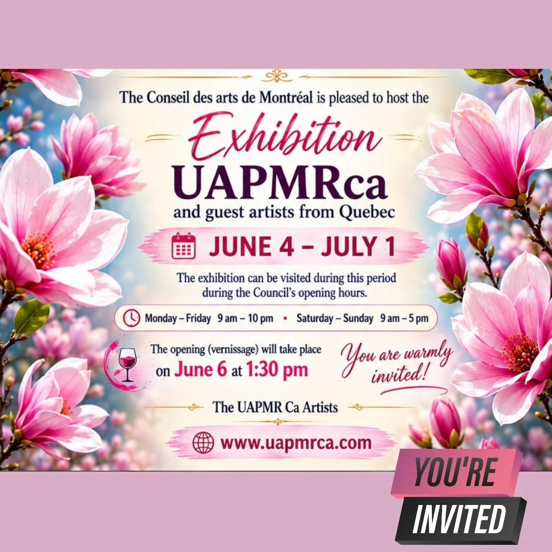 A new exhibition coming up. 
Details in the photos.

#artexhibition #artofinstagram #artevent #mtlart #verdunartist