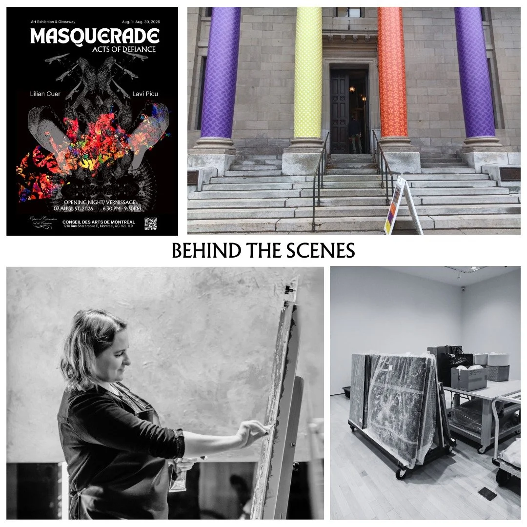 The exhibition begins long before opening night.

Before the gallery lights come on, there are months of creating, planning, experimenting, transporting, and preparing.

These behind-the-scenes moments offer a small glimpse into that process as @lili