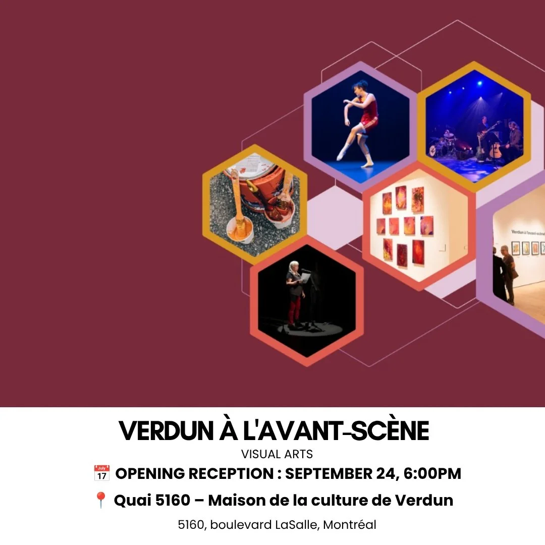 ✨ VERDUN &Agrave; L&rsquo;AVANT-SC&Egrave;NE - 4th time! ✨

I&rsquo;m happy to be returning to Verdun &agrave; l&rsquo;Avant-Sc&egrave;ne for the fourth time, this year exhibiting at Quai 5160 &ndash; Maison de la culture de Verdun alongside 14 talen