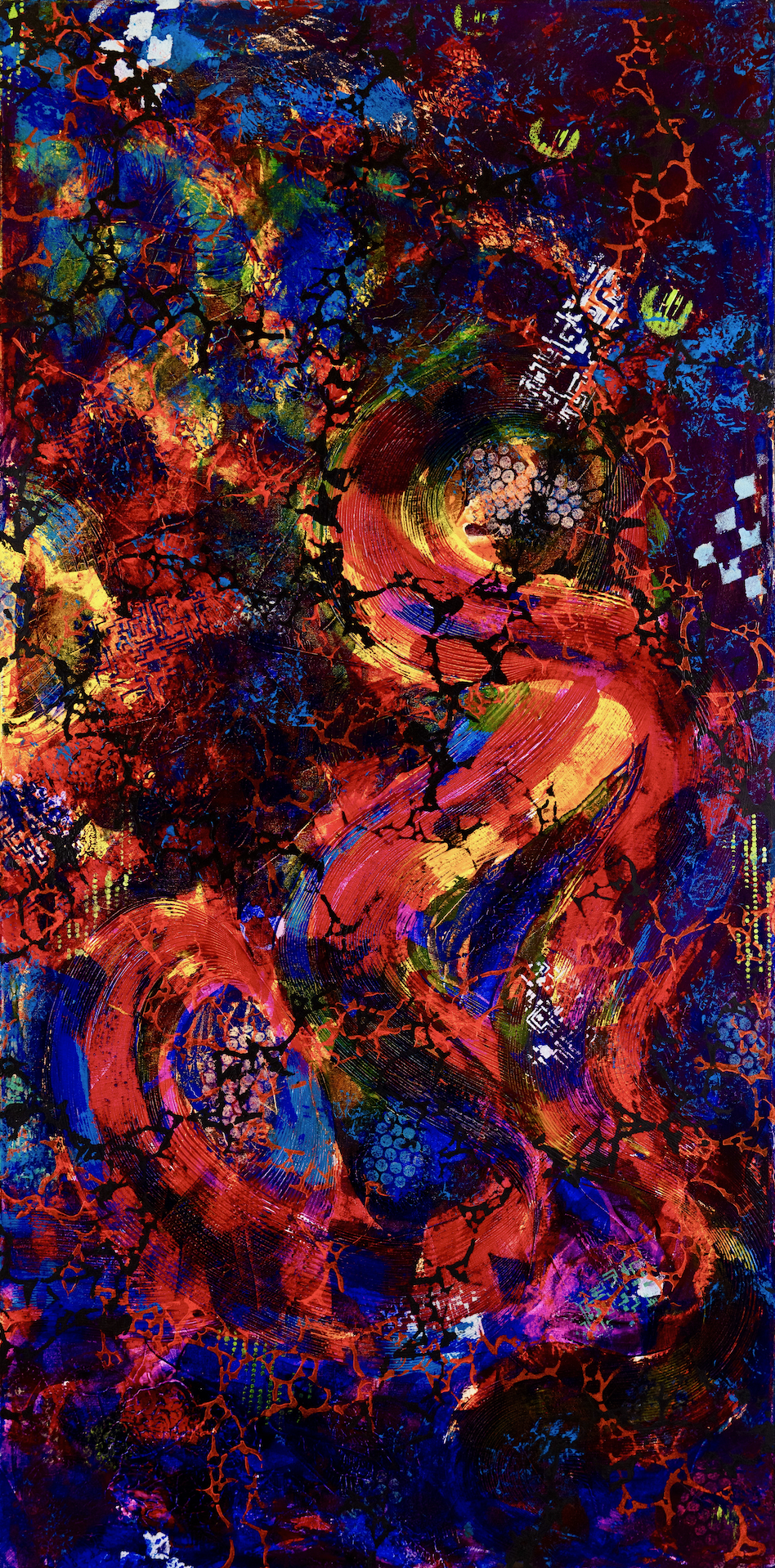 Masquerade 2 - 48" x 48" x 2"