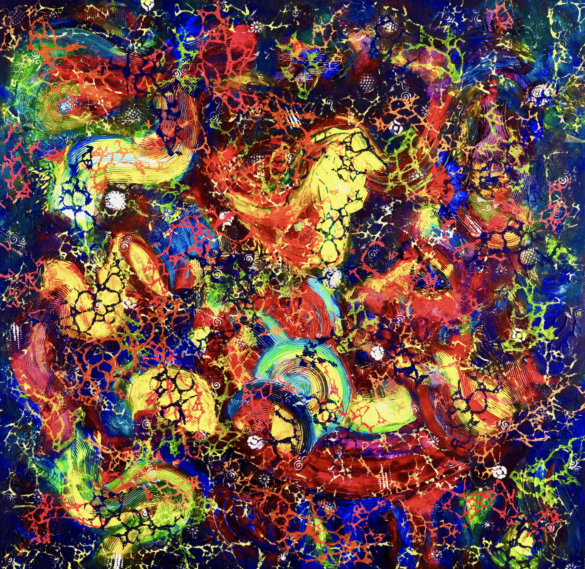 Proliferation - 48" x 48" x 2"