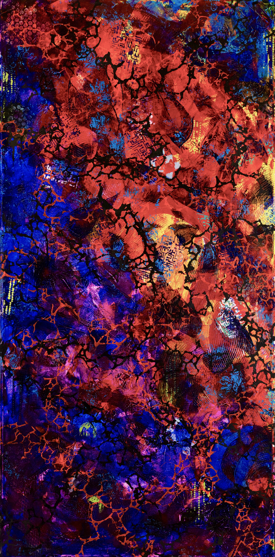 Masquerade 1 - 48" x 24" x 2"