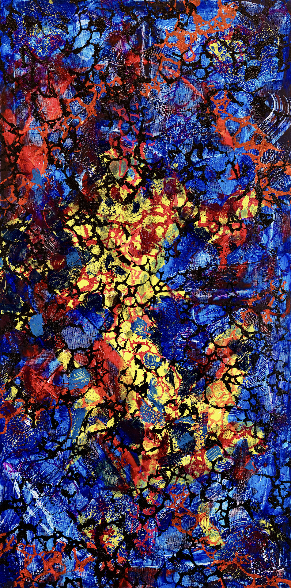 Blue Days - 48" x 24" x 1"
