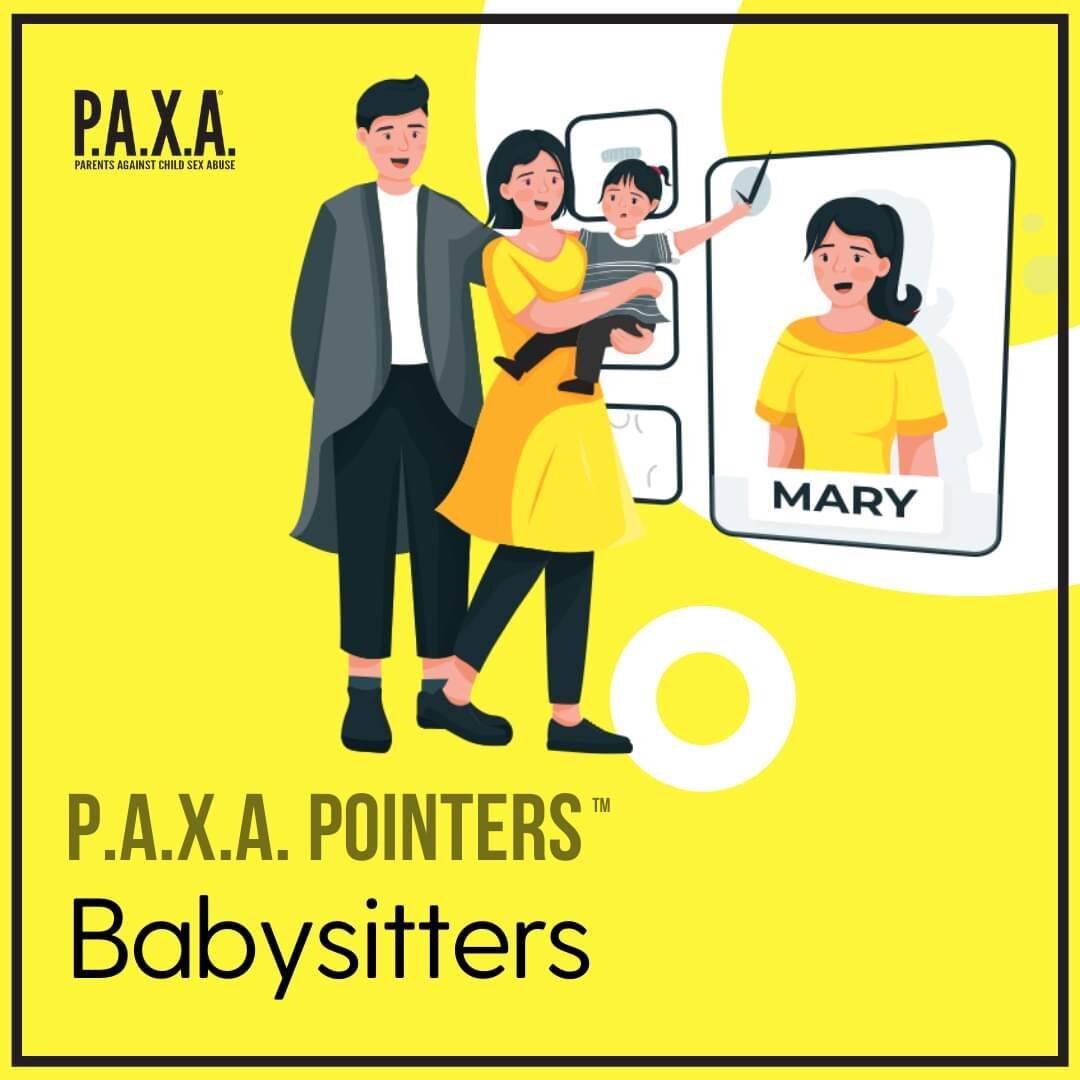 #PAXA wants to remind parents that when someone else watches their child -- the parents get to make the rules. Our PAXA pointers help parents navigate situations like hiring a babysitter to ensure we keep our children safe. Once you choose your new s