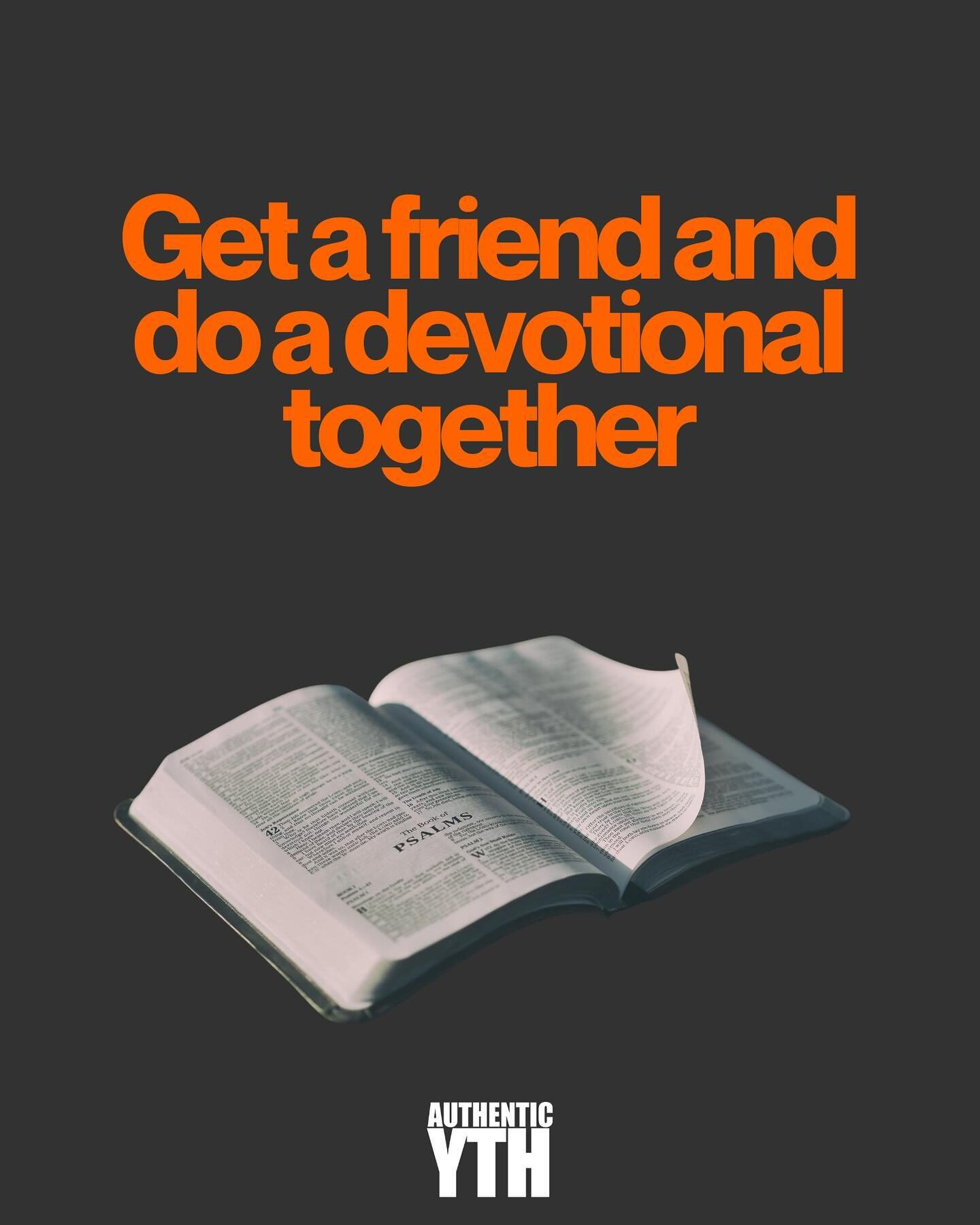 There may not be YTH tomorrow night BUT&hellip;

The anointing and word of God can still move in your homes. Get a friend on ft, discord, zoom, or in person, and study God&rsquo;s word together.

See how He can speak to you and through you! See you n