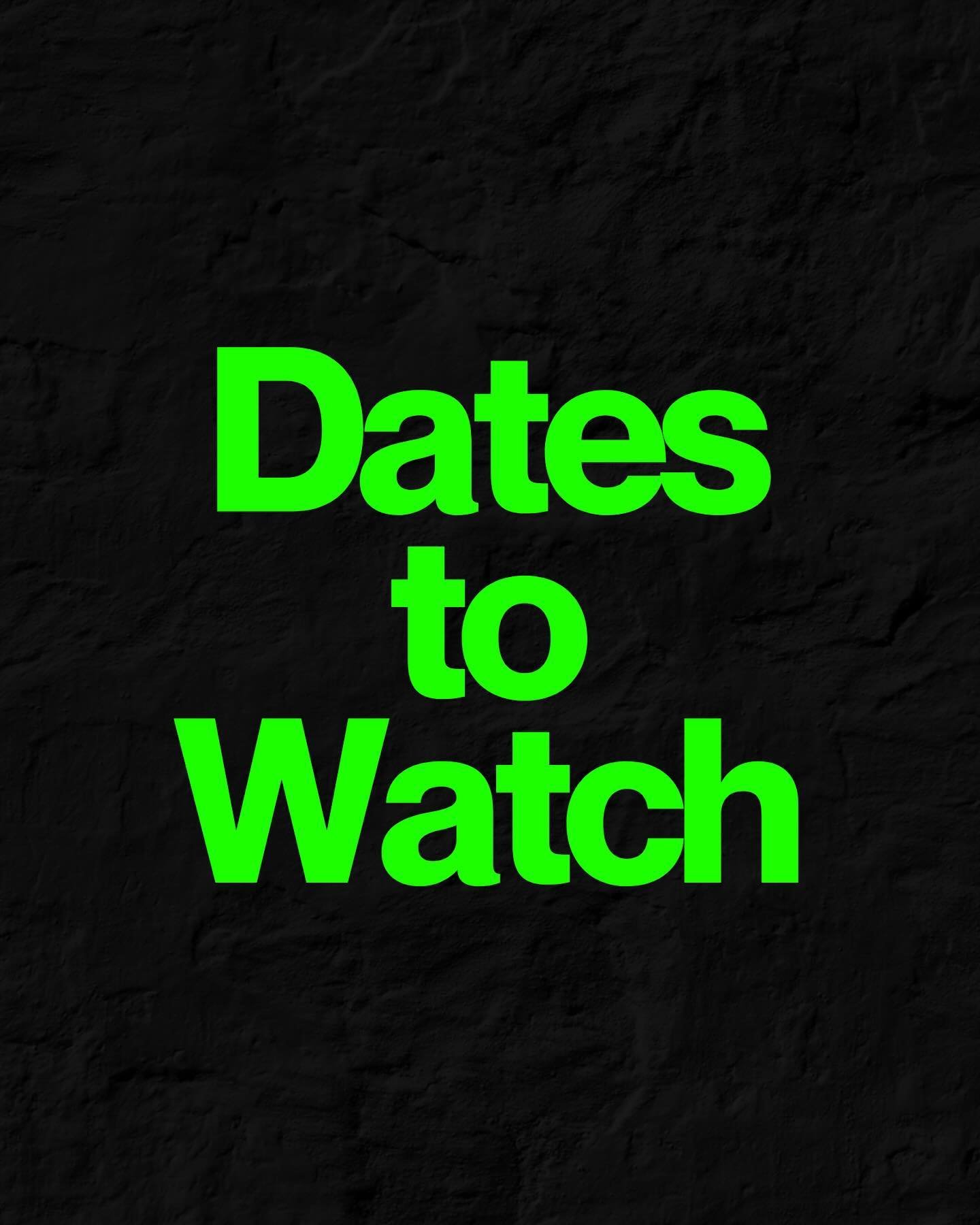 DATES TO WATCH THIS TERM&hellip;. 🙌

Stay tuned for more info in the coming weeks. We seeing you tonight at YTH?
