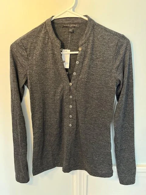 Brushed Jersey Henley Shirt (BR Factory)