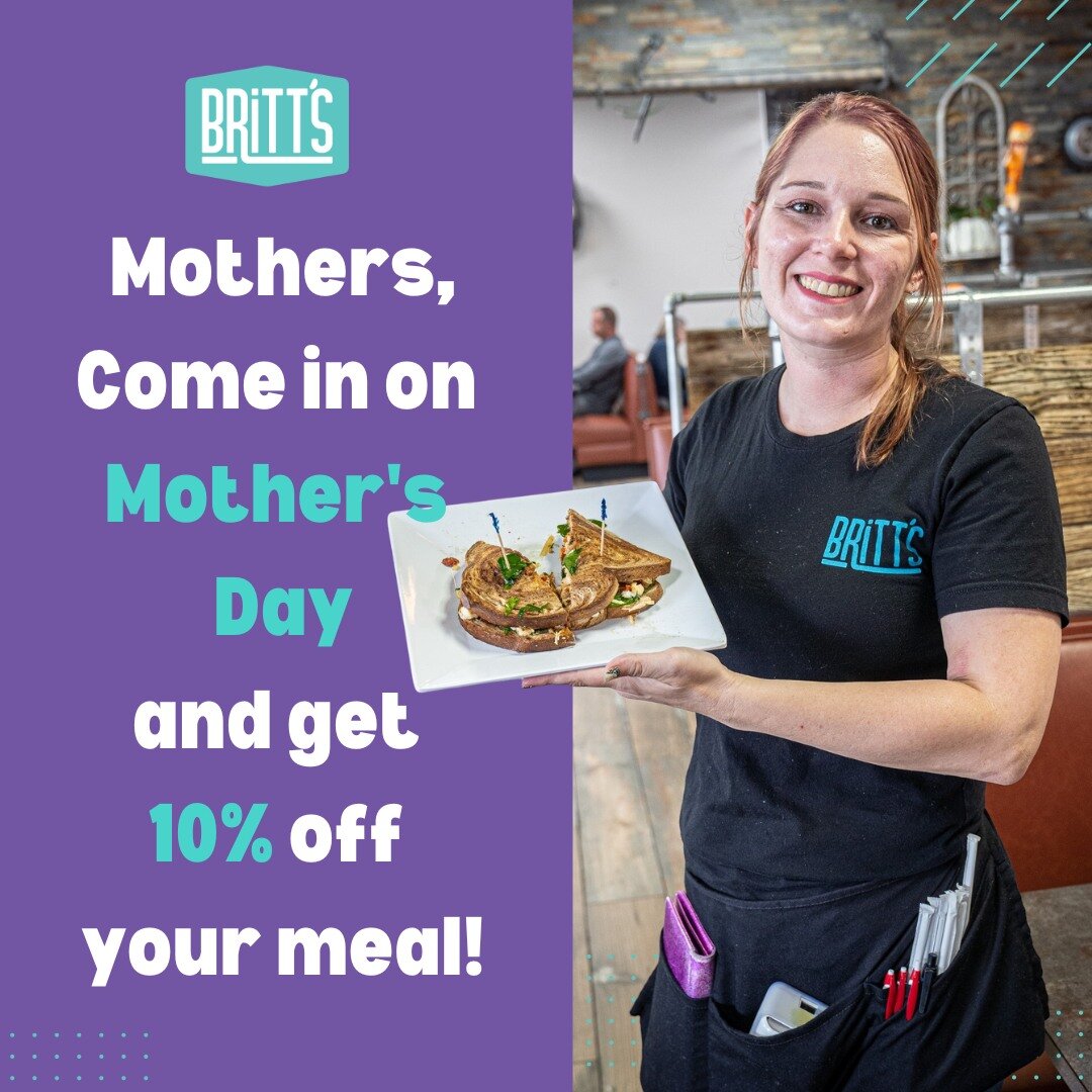 Hey Moms!

Come join our Northside location on Mother's Day with your family and enjoy 10% off your meal! Join our Southside location on Saturday for the discount as well! We can't wait to see you!