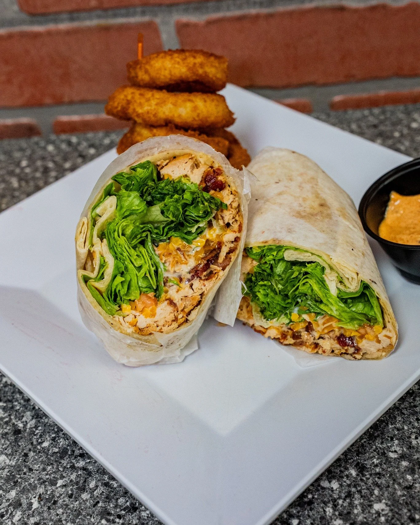 Looking for a great meal to get you through lunch? Our Chicken Club Wrap will pave the way for a successful and satisfying afternoon 😋