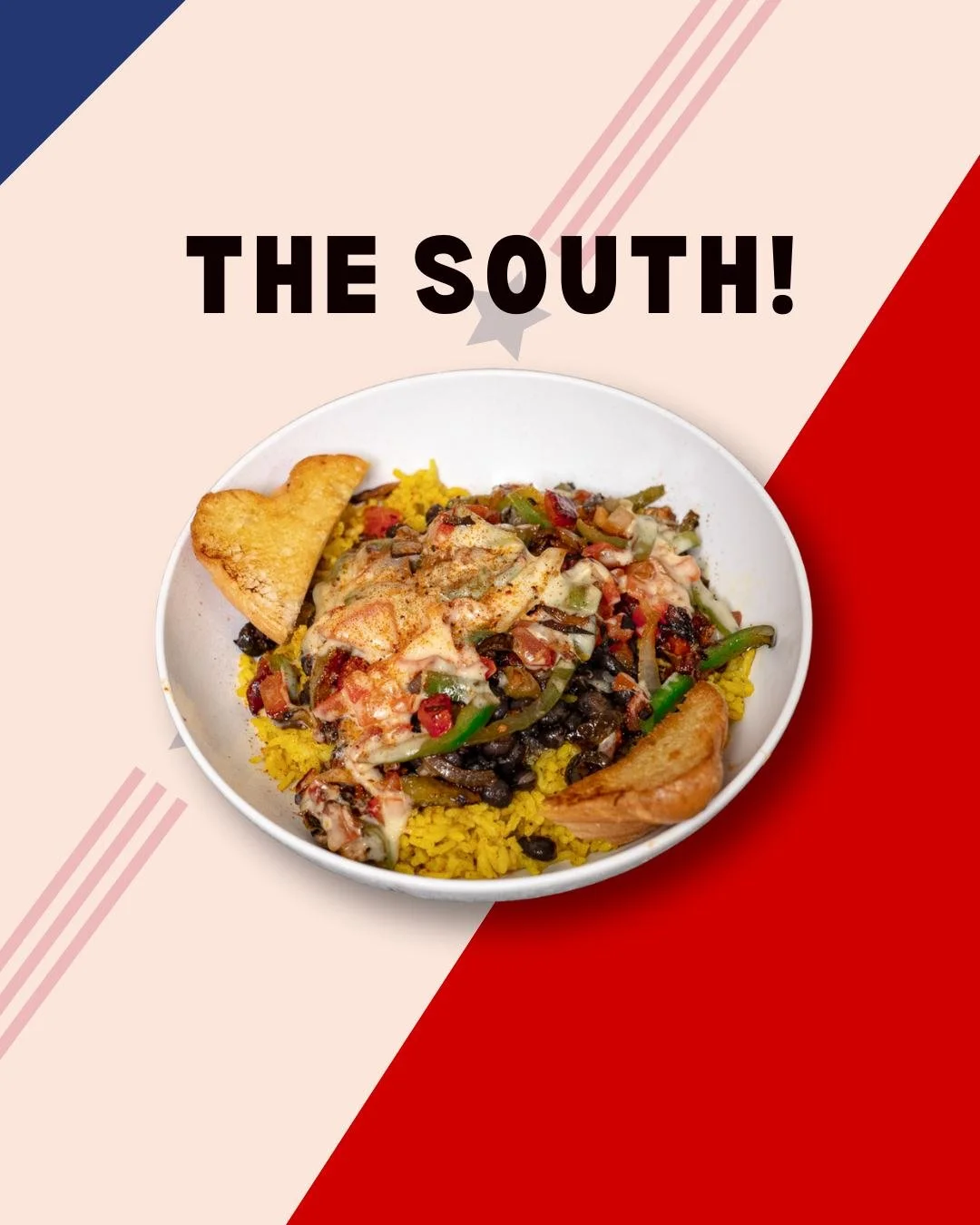 Happy New Year's! Come celebrate with us today and try our bowl, The South!

Reminder, we are closing at 2:00pm today.