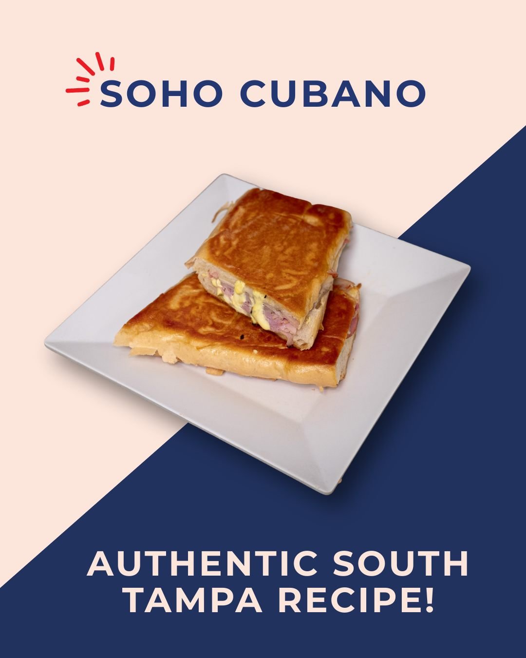 Ham, salami, Cuban roasted pork, Swiss cheese, pickles, mustard, and mayo pressed on fresh Cuban bread until it&rsquo;s hot, melty, and perfectly crisp!