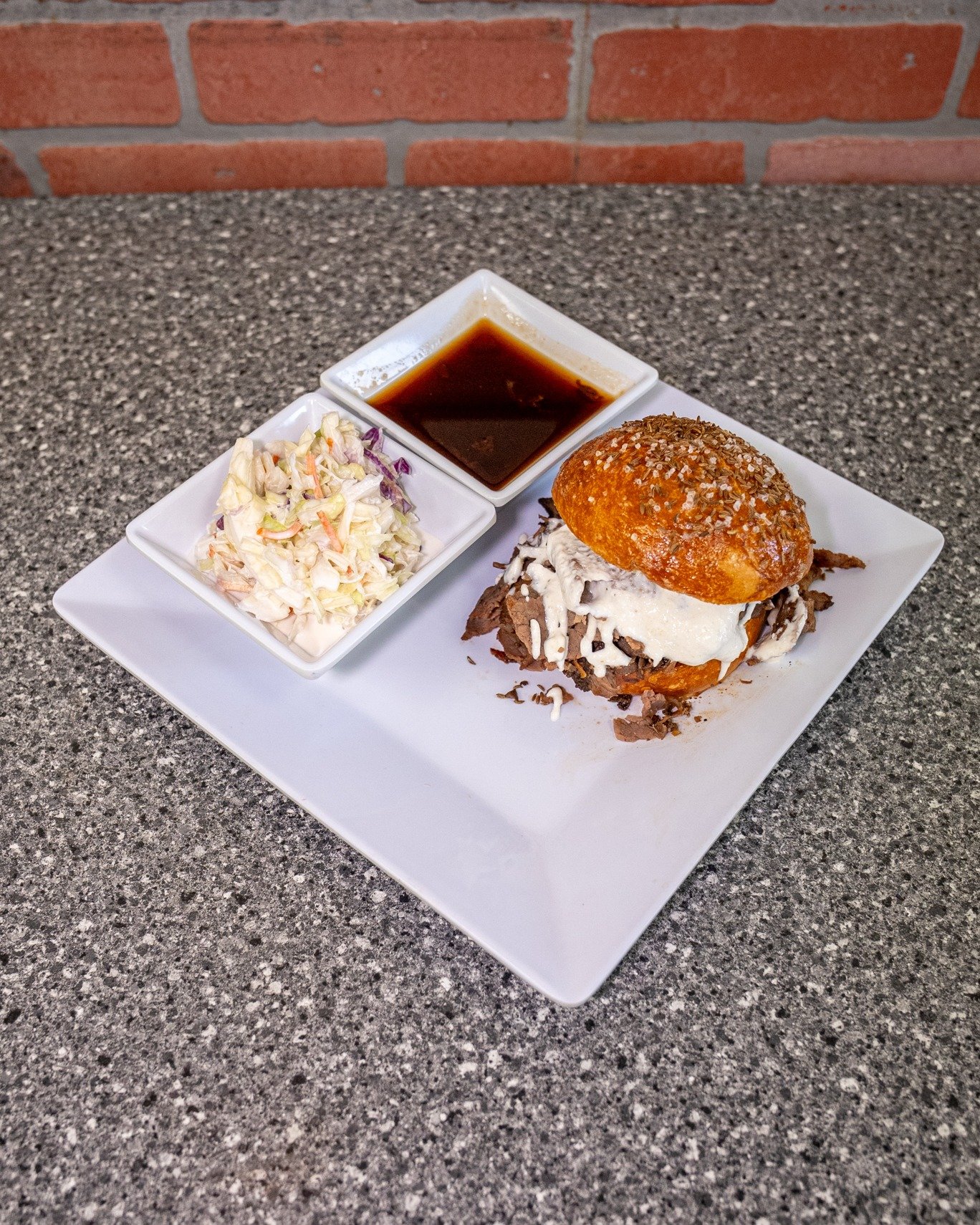 Beef on a Wick Wednesday! 🥩

Hot shaved beef piled on a Kimblewick bun, served with a side of au jus for dipping. Simple, hearty, and worth showing up for.