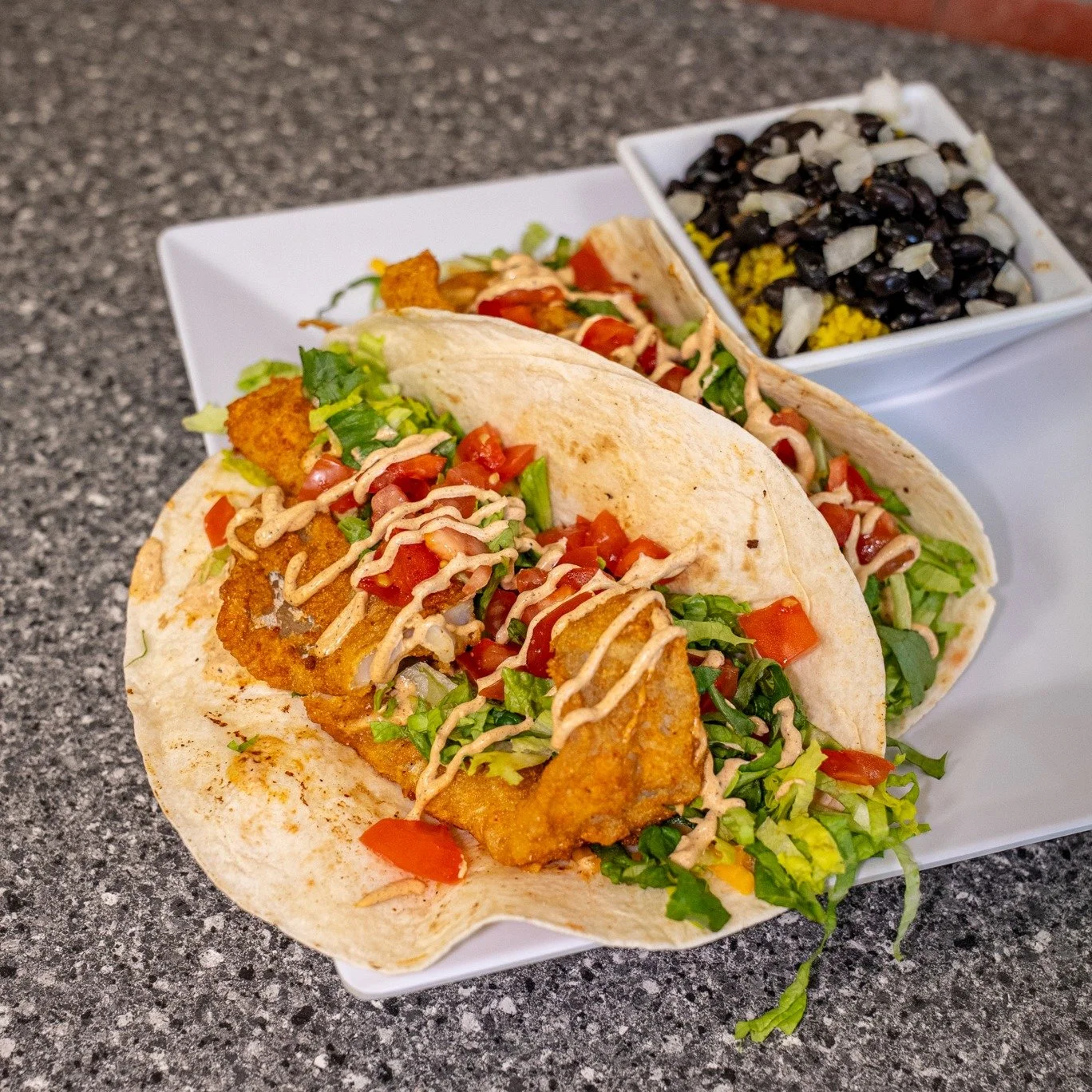 Taco Tuesday!🌮

Consider your lunch plans handled. Stop in today and get three fish or beef tacos made fresh and loaded with flavor!