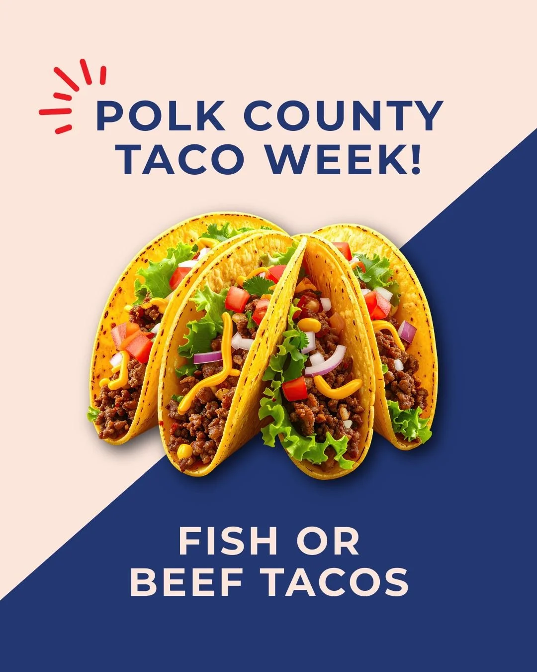 It&rsquo;s Polk County Taco Week! 🌮 Now through March 15th, stop into the cafe and grab our fish or beef tacos to be part of the tradition.