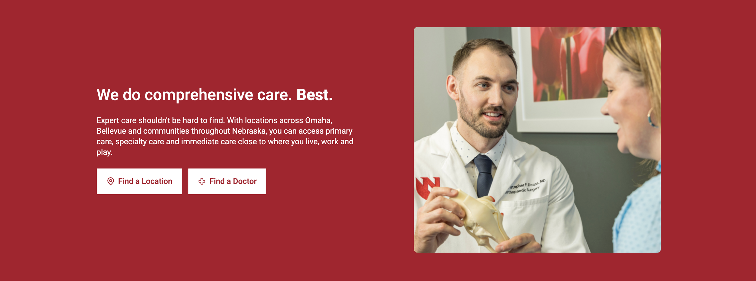 Nebraska Medicine “Best” Campaign Digital Experience