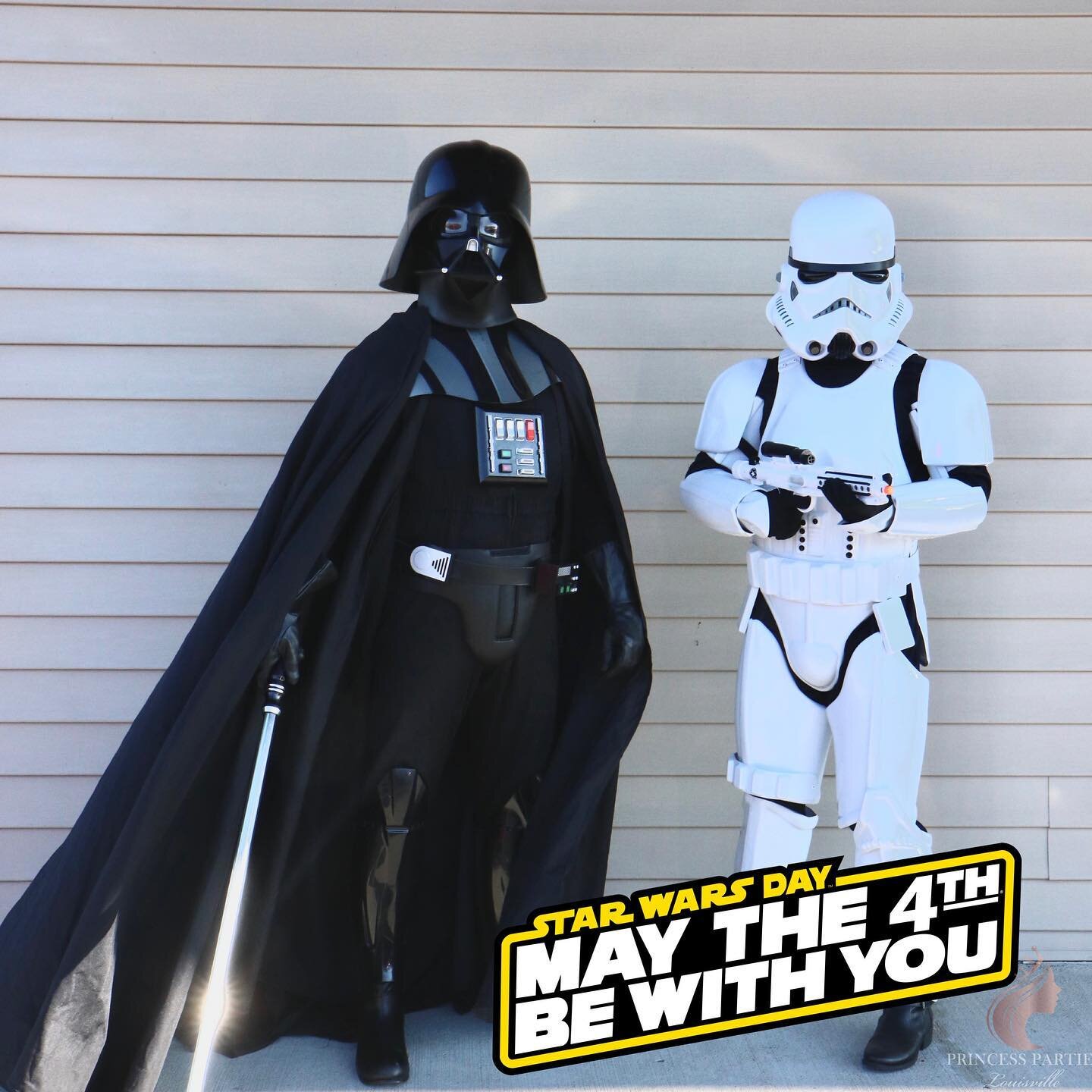 Guess what day it is? ✨

Send us a message if you&rsquo;d like some of our amazing galactic heroes to attend your next epic event or birthday party! You won&rsquo;t regret it. 
.
.
.
.
.
#maythefourthbewithyou #mayfourth #starwars #darthvader #stormt