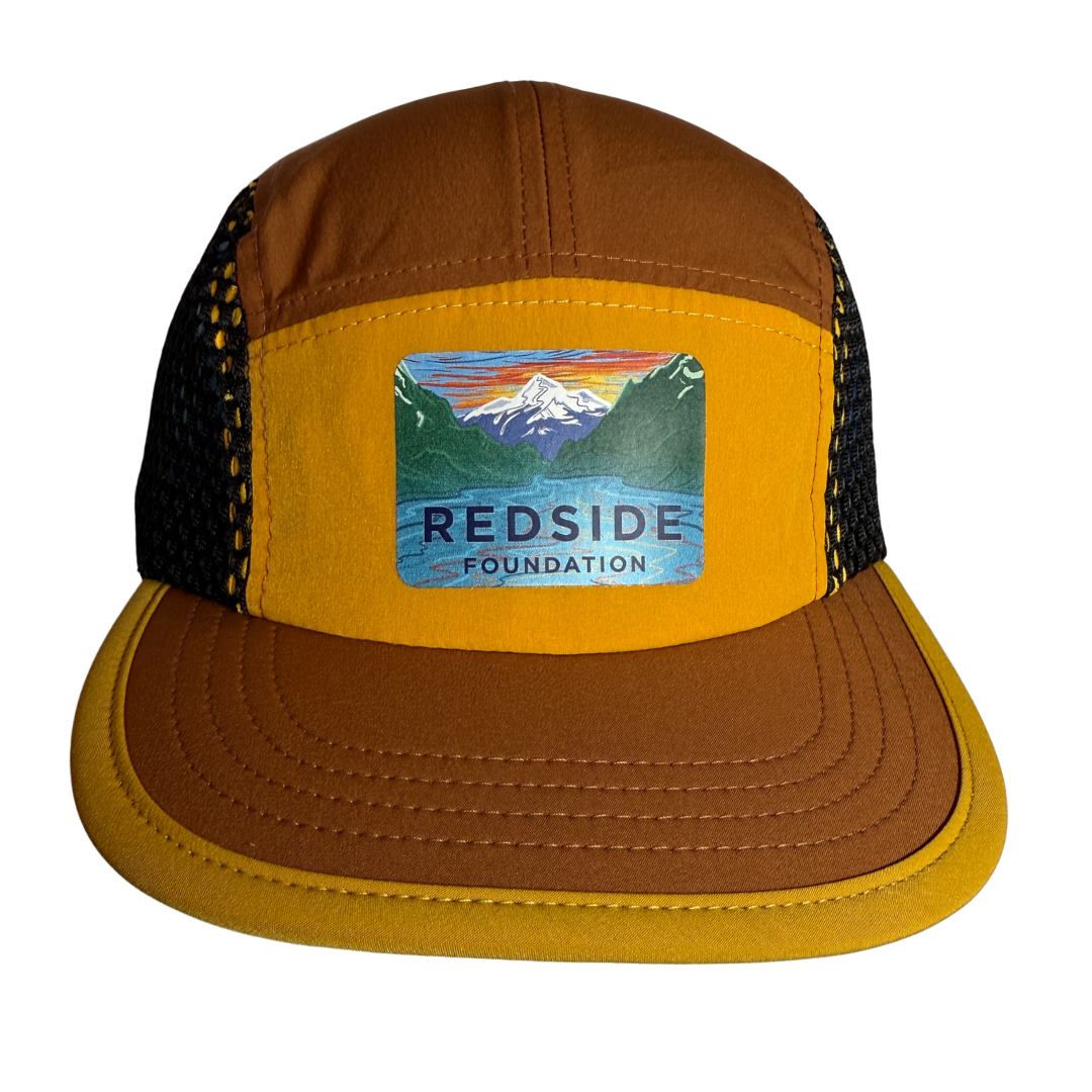 Redside Camp Hat  - Burnt Orange,  Gold Front Panel, & Burnt Orange Trim