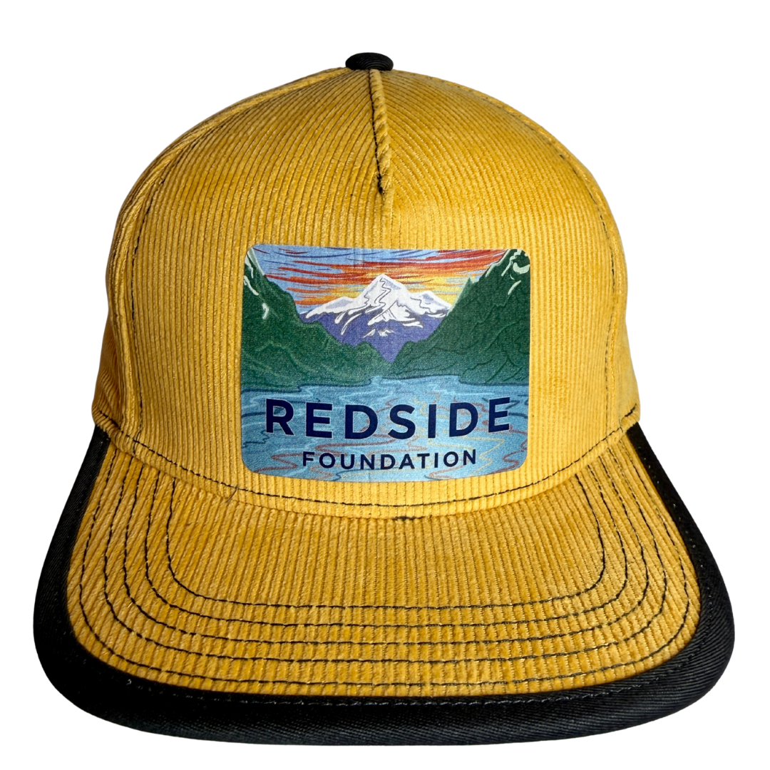 Corduroy Redside Hat - Mustard Yellow / Dark Brown Trim