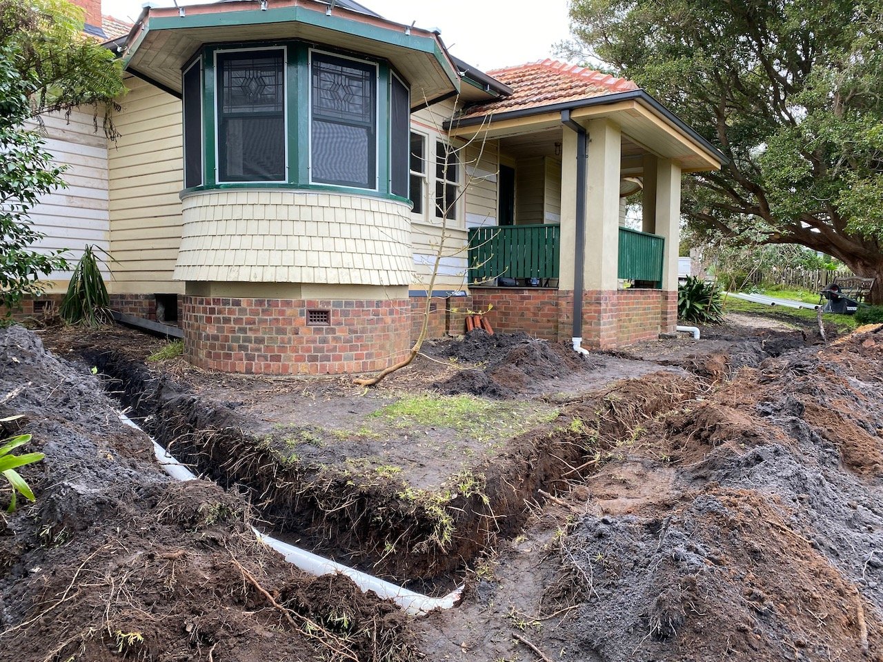 Plumbing works....