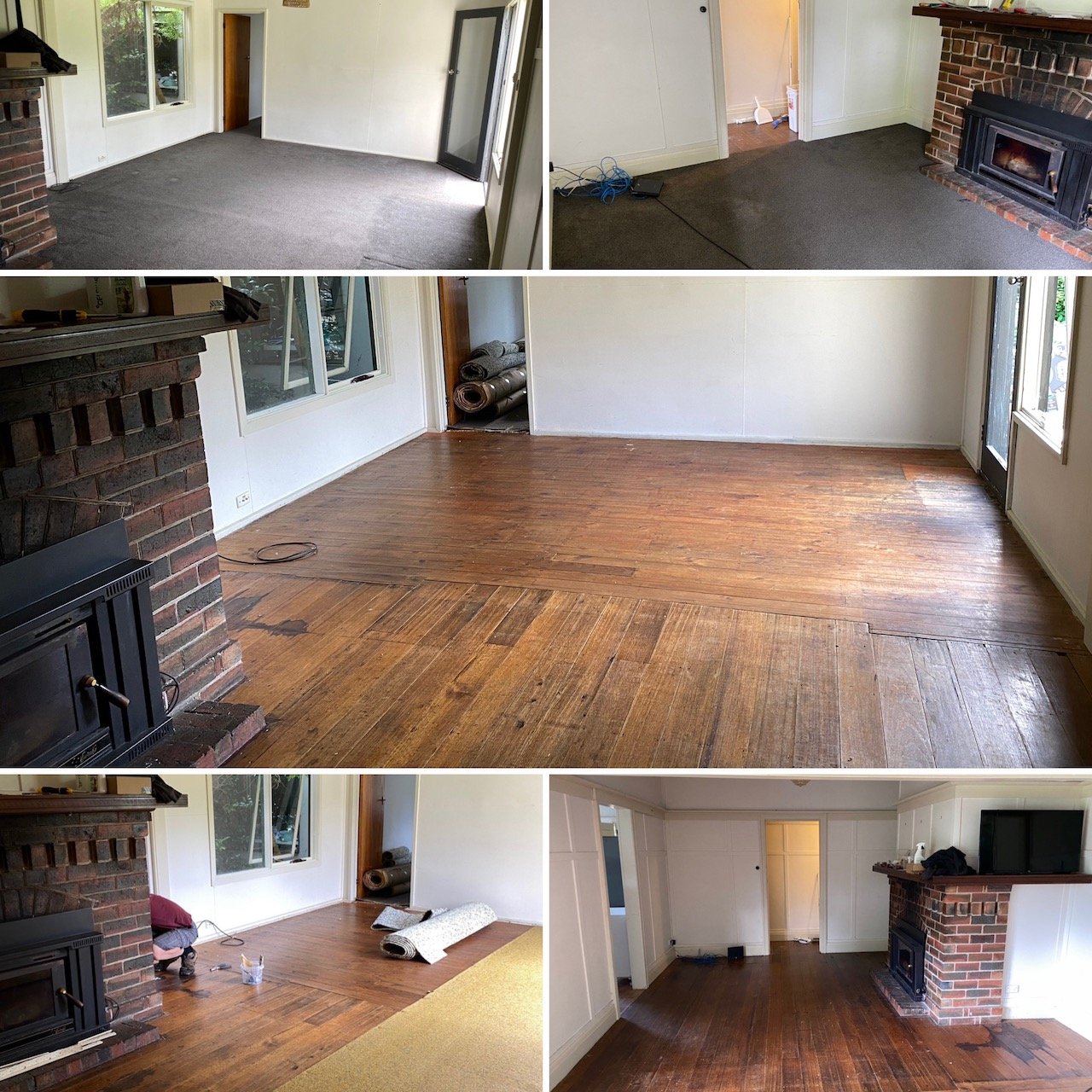 No more carpet in the dining room!!!