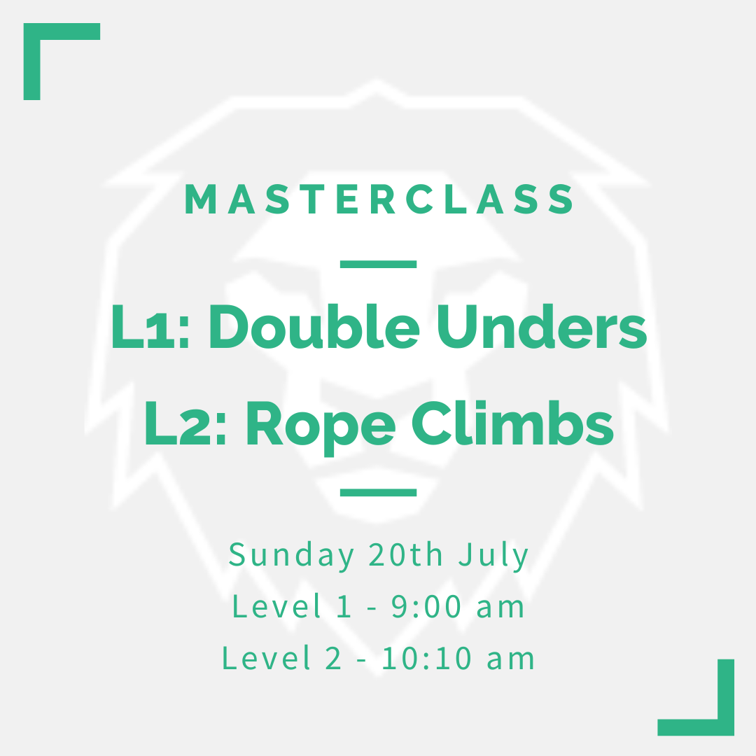 Masterclass - Double Unders & Rope Climbs