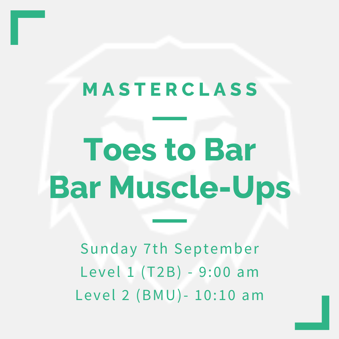 Masterclass - Toes to Bar & Bar Muscle-Ups