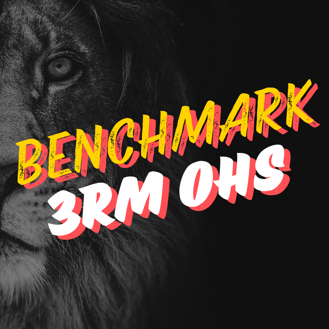 Benchmark: 3RM Overhead Squat