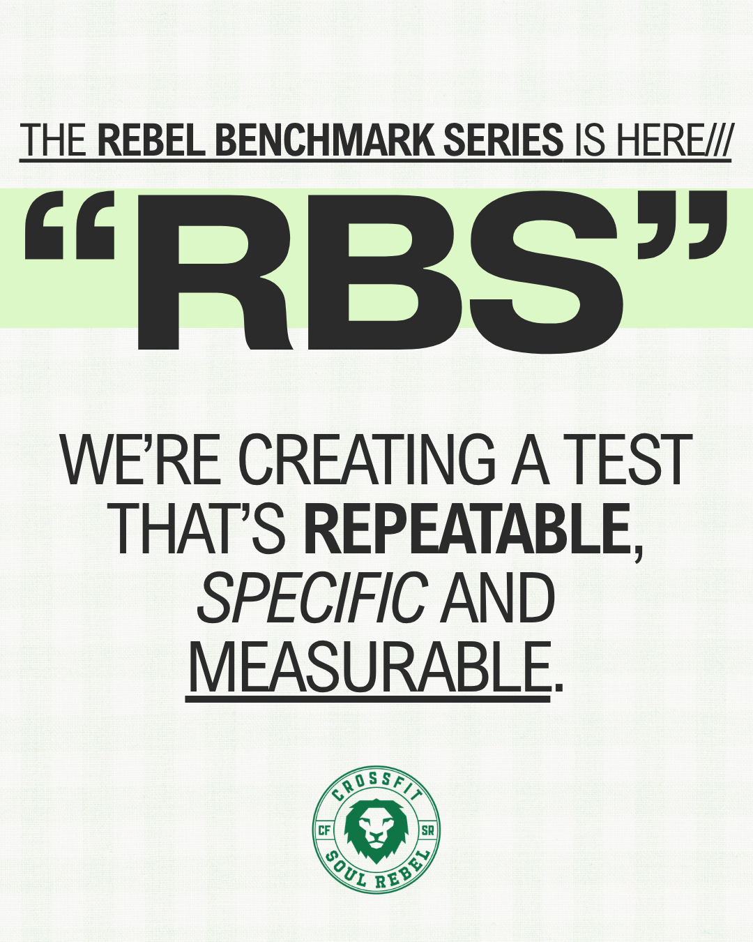 The Rebel Benchmark Series - Lift-Off