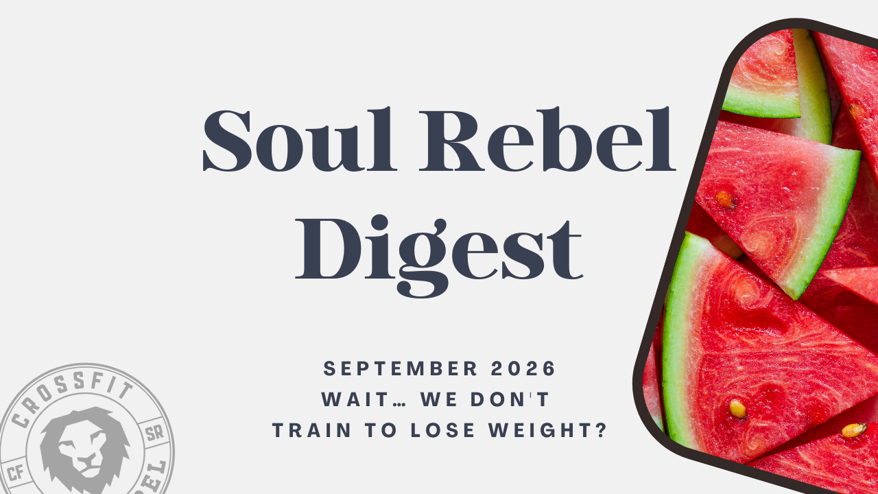 Soul Rebel Digest - September 2026
