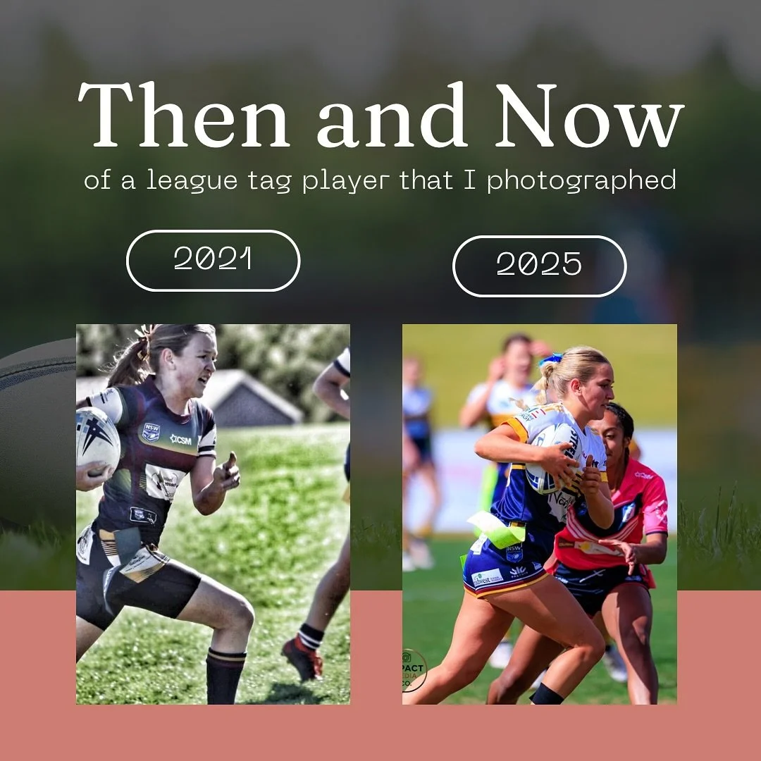 📸 Then and Now 💛

It&rsquo;s cool to look back and see how it all began &mdash; standing on the sidelines with my camera because my daughter and her teammates, including Lilly, were playing league tag.

Lilly has been part of my photography journey