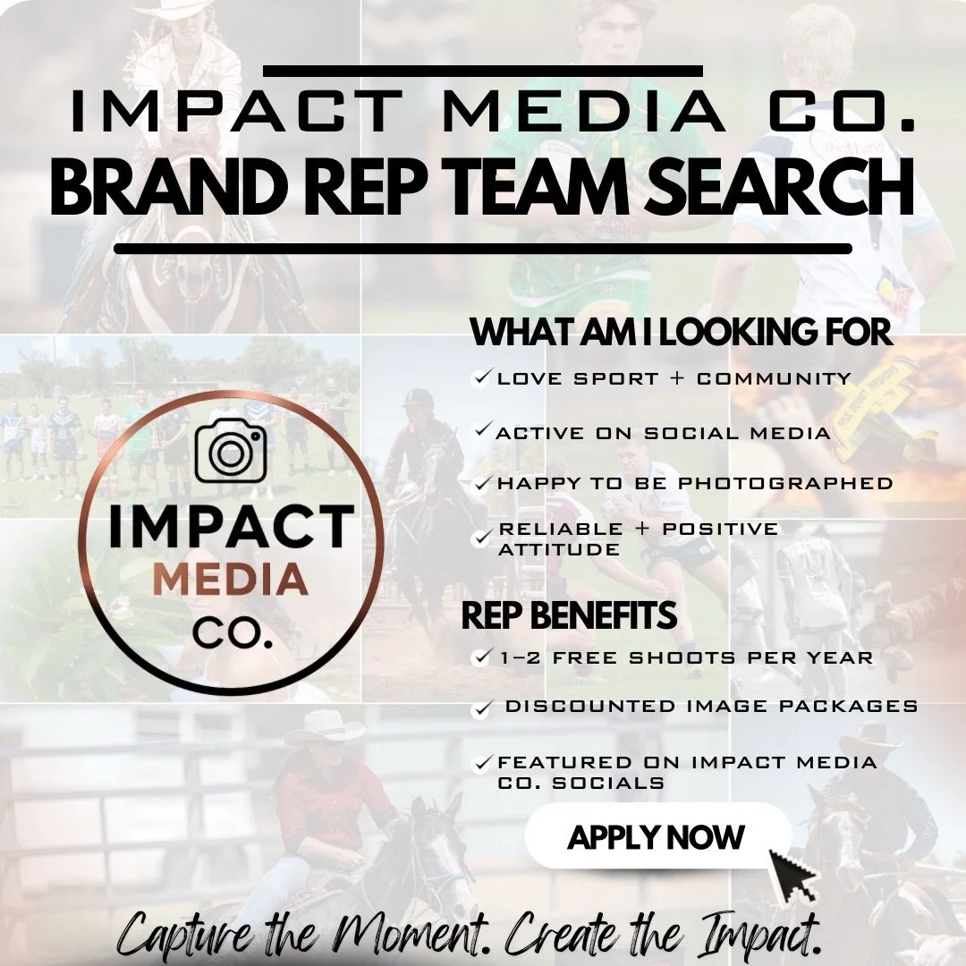 🚨 WE&rsquo;RE LOOKING FOR OUR 2026 BRAND REPS 🚨

Impact Media Co. is growing &mdash; and I&rsquo;m building a small team of local athletes, families and legends to be part of it 🙌

If you love sport, community and being part of the action&hellip; 